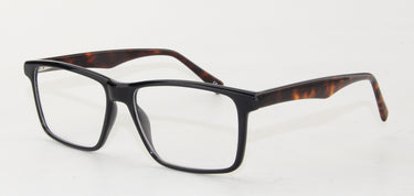 Men Calypso Eyeglasses: Fizzy - Black & Tortoiseshell - SpecSMART Eye Clinic (Diagonal View)